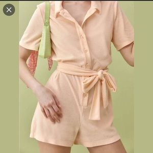 Reformation Terrycloth Romper in size Small